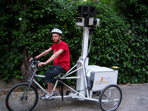 Google Street View Trike :: Roads? Where we're going, we don't need roads.