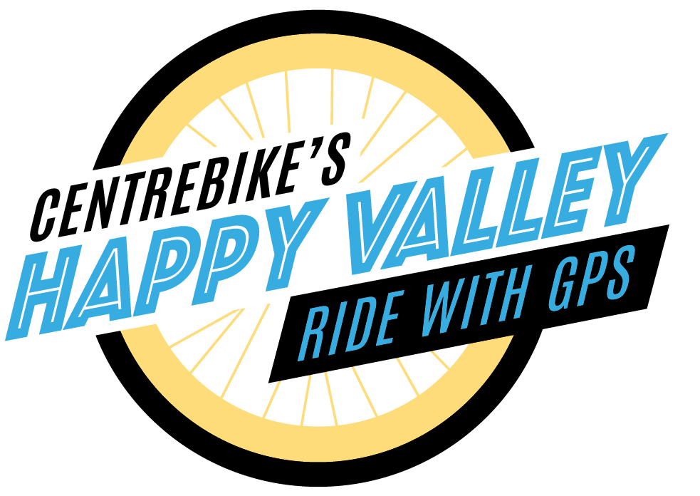 CentreBike Happy Valley Ride with GPS logo