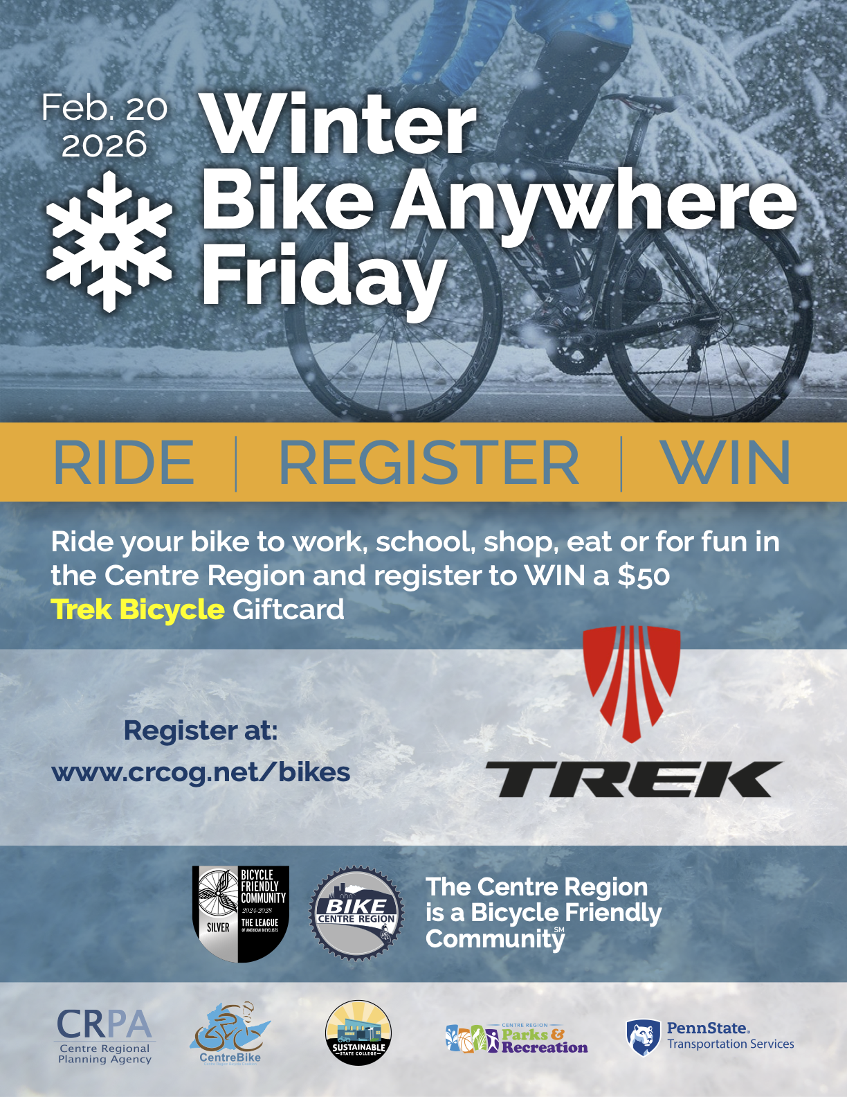 Winter Bike Anywhere Friday Flyer
