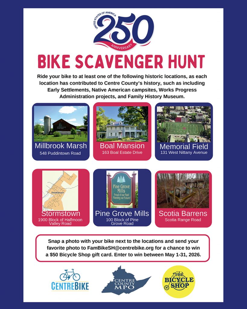 Bicycle Scavenger Hunt USA 250th